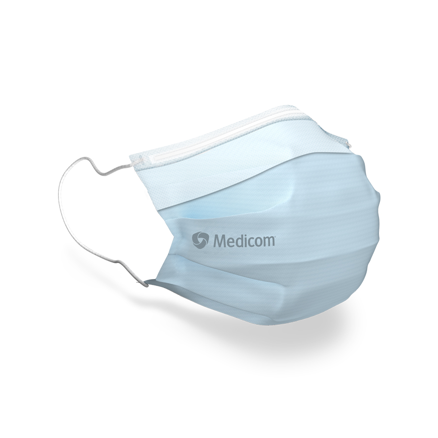 medicom safemask sofskin fog free maski medyczne z gumkami 50 szt.